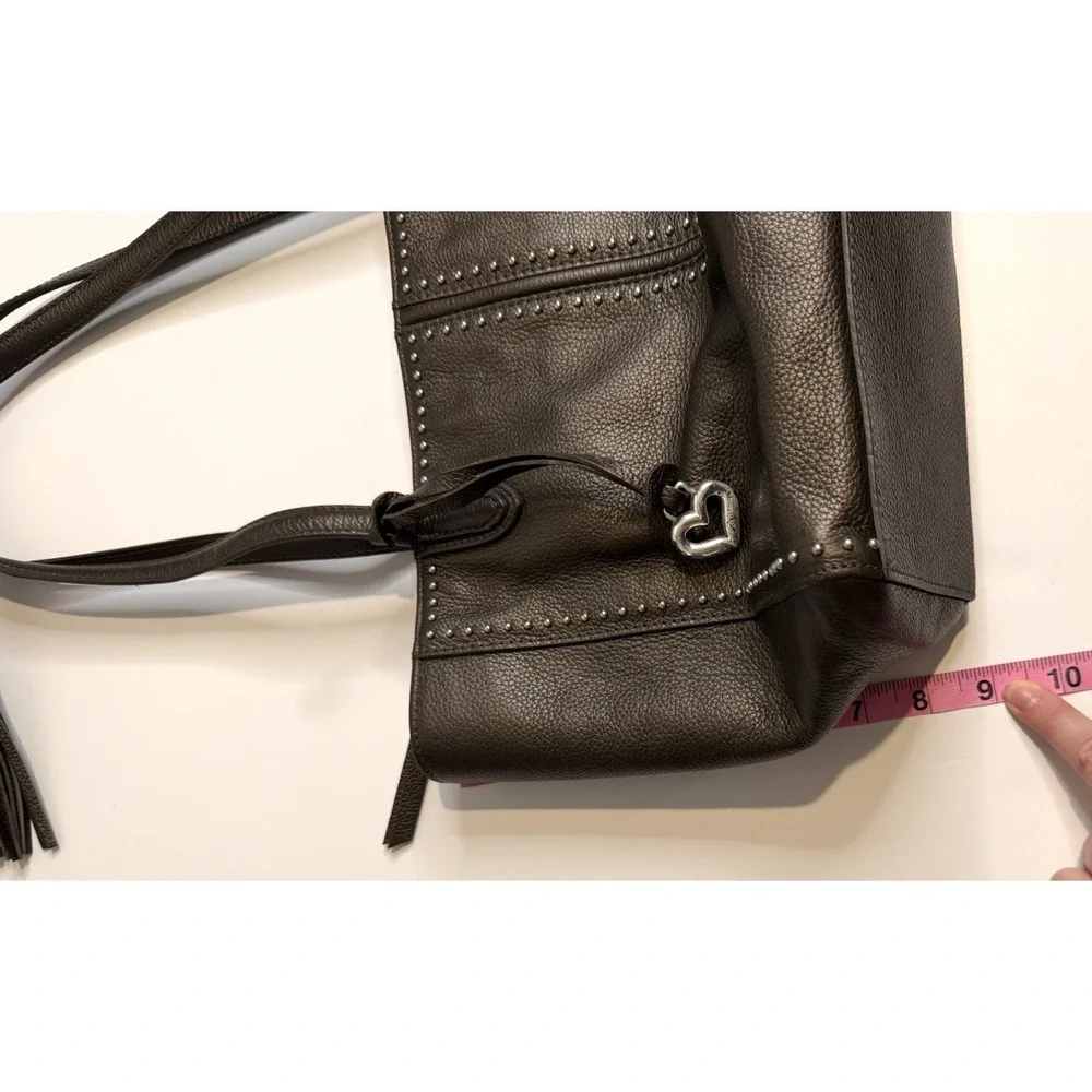 Brighton Pretty Tough Jax Tote Pebble Grain Leather Handbag Capsule Quiet Luxury - Picture 17 of 17